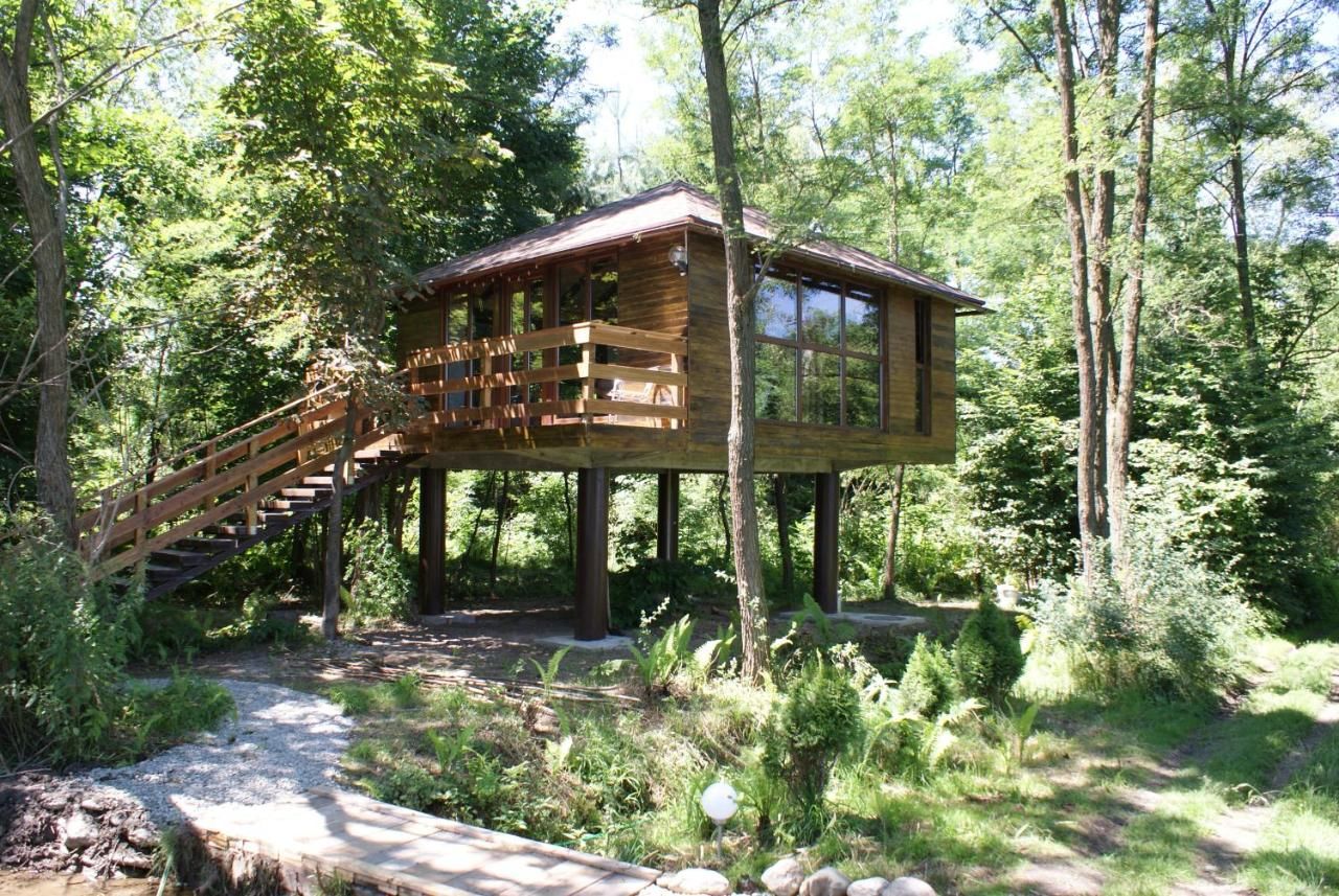 Шале Porumbacu Treehouse Порумбаку-де-Сус-4